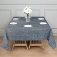 thumbnail image 4 of 52x52in(132x132cm) Square Tablecloth, Waterproof Polyester Table Cover, Wrinkle Resistant & Washable Fabric for Dining, Kitchen, Picnic, Denim Jean Print, 4 of 6