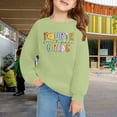 thumbnail image 7 of YunPes Fourth Grade Girls Sweatshirt Long Sleeve Crewneck Print Pullovers Oversized Spring Autumn Tops for Kids Back to School, 7 of 7