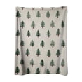 thumbnail image 2 of Christmas Tree Print Throw Blanket, Soft Cozy Warm Lightweight Blanket for Sofa Couch Bed, Farmhouse Winter Home Decor Holiday Gift, 2 of 7