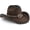 Dark Brown, variant on Cowboy Hat for Women and Men, Classic Cattleman Style, Straw Sun Concert Rodeo Cowgirl Hat