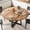 wood color, variant on Round Dining Table for 4-6,Kitchen Dining Room Circle Dinner Pedestal Table,42" Farmhouse Kitchen Table with Storage,Space Saving Wood Kitchen & Dining Room Furniture