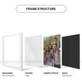 thumbnail image 3 of Craig Frames Contemporary White Satin Picture Frame, Set of 4, 3 of 4