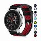 thumbnail image 1 of Chenchen Compatible with Samsung Galaxy Watch 3 45mm/Galaxy Watch 46mm/Gear S3 Frontier, 22mm Soft Silicone Breathable Watch Strap Wristband for Women Men,(Black/Red), 1 of 1