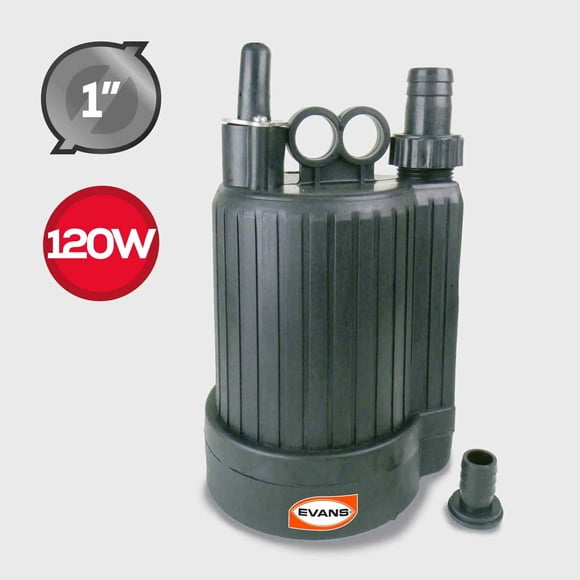 Bomba Sumergible EVANS AQUA120W de 1/6 HP a 115V