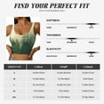 thumbnail image 7 of Fotbe Fog Forest Pattern Womens' Sports Bra Longline Wirefree Padded with Medium Support Sports Moisture-Wicking Workou Vest,Tank Top-, 7 of 7