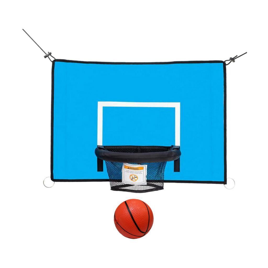 DimyFew Basketball Hoop Tether for Trampolines Universal Baseboard Adjustable Connecting Blue 69cmx48cm