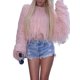 thumbnail image 2 of TRKIYQC Suéter recortado para mujer, prendas de punto cortas con borlas y cuello redondo de manga larga de color liso, suéteres de punto con ombligo TRKIYQC moda, 2 of 9