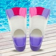 thumbnail image 6 of Kids Swim Fins Swimming Flippers Portable Non Slip Bottom Comfortable Swim Training Fins Snorkeling Fins for Beginner Swimming Supplies Violet S, 6 of 8