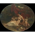 thumbnail image 2 of William Etty 24x20 Gold Ornate Framed and Double Matted Museum Art Print Titled - Allegory (1807-1849), 2 of 4