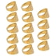thumbnail image 4 of Dedales, Dedal de anillo redondo dorado Dedales de costura Dedal de anillo Diseño fácil de usar, 4 of 12