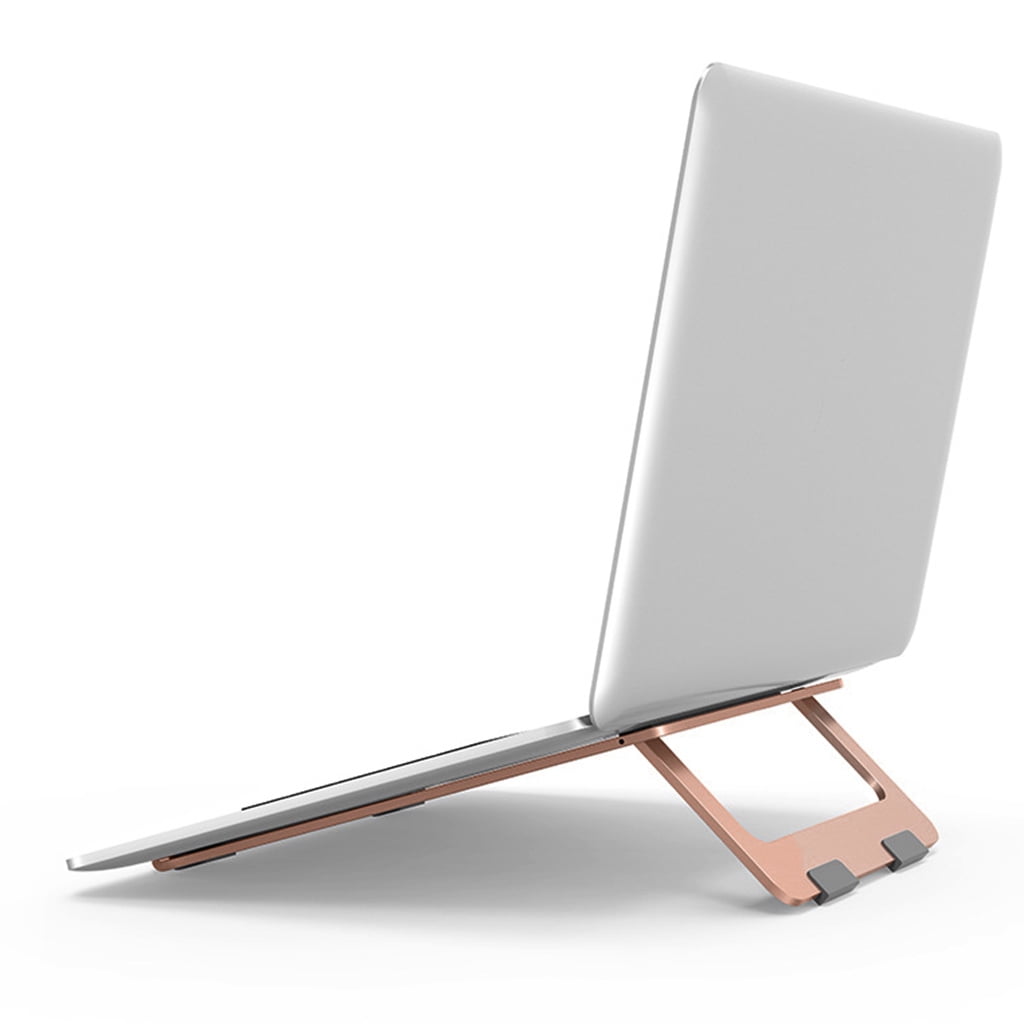 WINDLAND Ergonomic Angel Adjustable Computer Stand Lightweight Aluminum Laptop Holder for w/Heat-Vent to Elevate Laptop 12-15.6"