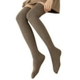 thumbnail image 4 of EnJoCho Women'S Over The Knee Socks Thigh High Socks For Women Long Stockings For Ladies Women Knit Thigh High Socks Over The Knee High Leg Warmers Winter Long Boot Stockings, 4 of 5