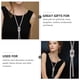 thumbnail image 5 of Suéter largo Gargantillo Rhinestone Knot Cuello Colgante Colgante Suéter Bufanda Collar, 5 of 6