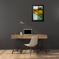 thumbnail image 4 of Theodosiu, Matina 17x24 Black Modern Framed Museum Art Print Titled - Bronze Horizon II, 4 of 5
