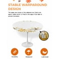 thumbnail image 2 of Round Fitted Tablecloths with Elastic Edge Thanksgiving Watercolor Pumpkin Oil-Proof Waterproof Wipeable Table Cover for Kitchen Dining Party Decor Autumn Leaf on Top Table Clothes,36" - 44", 2 of 6