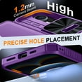 thumbnail image 3 of Oupeigar para iPhone 16e 6.1" Billetera RFlD con Bloqueo, Tarjetero, Cubierta de Cámara, Funda Protectora de Teléfono de Silicona Resistente a Golpes - Morado, 3 of 10