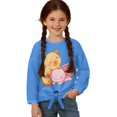 thumbnail image 3 of Xoenoiee Capybara Axolotl Print Long Sleeve Shirts for Girls Crewneck T-Shirts Kids Soft Long Sleeve Tees Top Twist Knot T Shirts Tie Front Blouses, 9-10 Years, 3 of 7