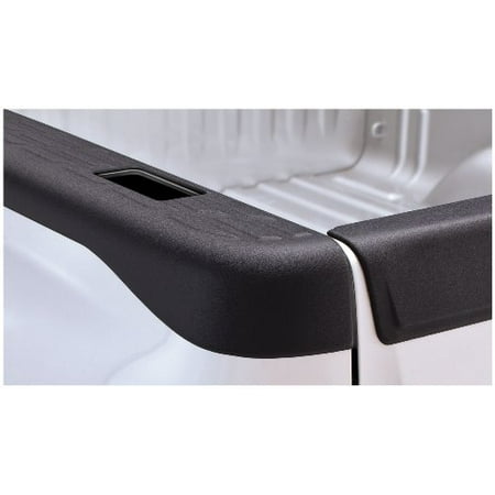 Pockets Bushwacker Bed Rail Caps - Bushwacker 07-13 GMC Sierra 1500 Fleetside Bed Rail Caps 97.6in Bed - Black