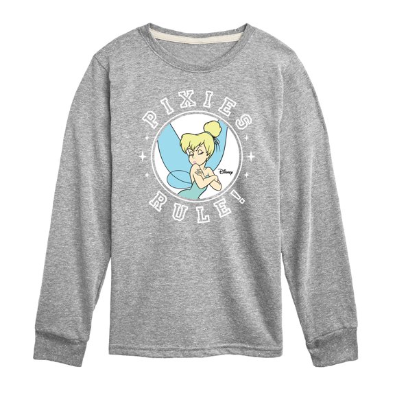 Tinker Bell - Pixies Rule  - Toddler And Youth Long Sleeve Graphic T-Shirt