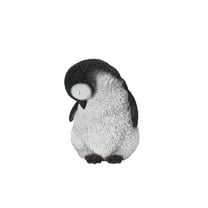 Hi-Line Gifts 10" Large Sleeping Penguin Outdoor Garden Statue