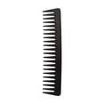 thumbnail image 3 of Peine para desenredar el cabello con dientes anchos de 3 piezas, peine para desenredar el cabello, juego de peine para peinar el cabello, peine para cortar estilo de fibra de carbono, calor, 3 of 4