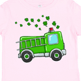 thumbnail image 4 of Inktastic St. Patrick's Day Green Fire Truck with Clovers Boys or Girls Toddler T-Shirt, 4 of 5