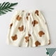 thumbnail image 2 of Odeerbi 1-6 Años Niños Niñas Verano Pantalones Cortos Pijama Algodón Lindo Estampado Oso Pantalones Cortos Transpirable Casual, 2 of 7