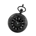 thumbnail image 1 of Minnieouse Números romanos esfera redonda cuarzo analógico collar reloj de bolsillo regalo negro Relojes, 1 of 1