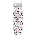 thumbnail image 4 of Auroural Clothes Toddler Girls Overalls Toddler Girls Kids Cow Printing Jumpsuit Strap Romper Outfits Clothes with Pockets, 4 of 8