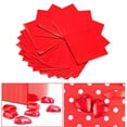 thumbnail image 6 of 5.9 x 5.9 Inch Square Aluminium Foil Packaging Candy Wrappers Sugar Wraps Paper for DIY Candies and Chocolate Packaging by Party/Wedding/Birthday/Chrismas Accessories-200 Piece (Red), 6 of 6