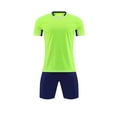 thumbnail image 6 of ITSAME Boys Soccer Jersey Set, Breathable Quick-Dry V-Neck Shirts and Shorts Football Training Outfits 2-Piece Green Size 5-6, 6 of 6