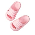 thumbnail image 3 of SIMANLAN Unisex-Child Slide Sandal Girls Comfortable Non Slip Shower Slippers  Pink 10C, 3 of 6