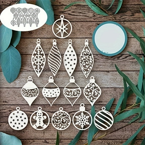 Die Cuts for Card Making, Ouginx Christmas Accessories Metal Cutting Dies DIY Die Cutters Die Stencils for Scrapbooking, Embossing & More