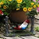 thumbnail image 1 of Figura de gnomo de resina | Estatua de jardín y decoración de escritorio | Adorno de hadas en miniatura para jardín | Regalo de Navidad y decoración para estanterías de oficina, 1 of 7