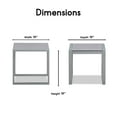 thumbnail image 3 of Elle Decor Tropez Outdoor Side Table Grey, 3 of 5