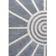 thumbnail image 3 of JONATHAN Y SANDSTONE 3 x 5 Area Rug, Aelius Scandinavian Abstract Sun Two-Tone - Blue/White, SND101C-3, 3 of 10