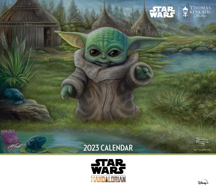 Thomas Kinkade Desk Calendar 2023 The Mandalorian By Thomas Kinkade Studios 2023 Deluxe Wall Calendar With  Print (Calendar) - Walmart.com