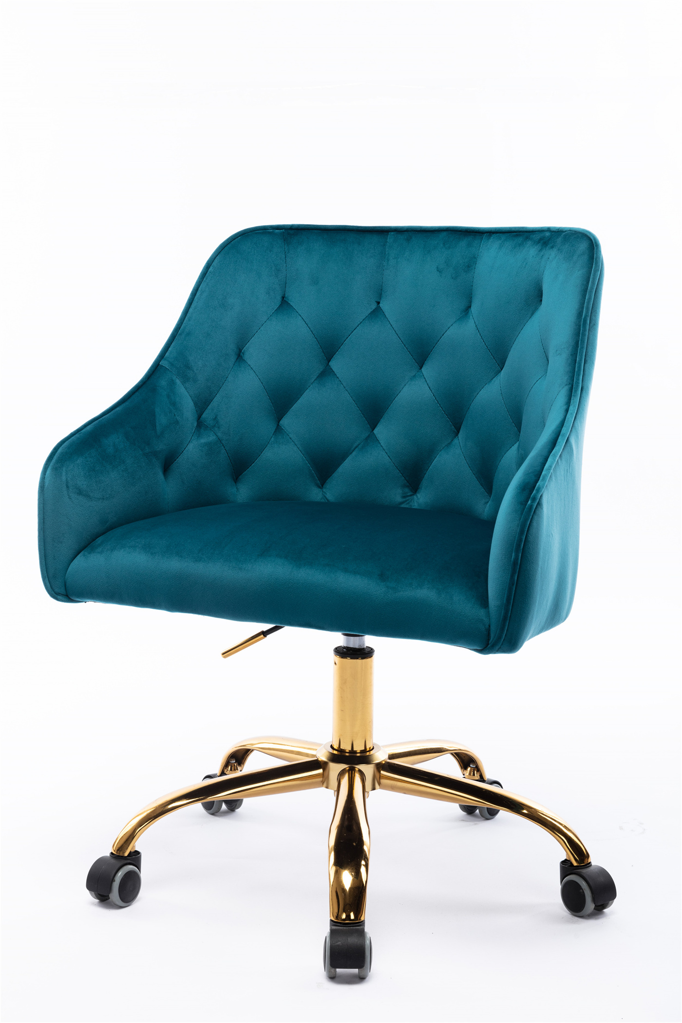 Velvet Office Swivel Chair, Vanity Chair, Fabric Desk Chair, Pretty