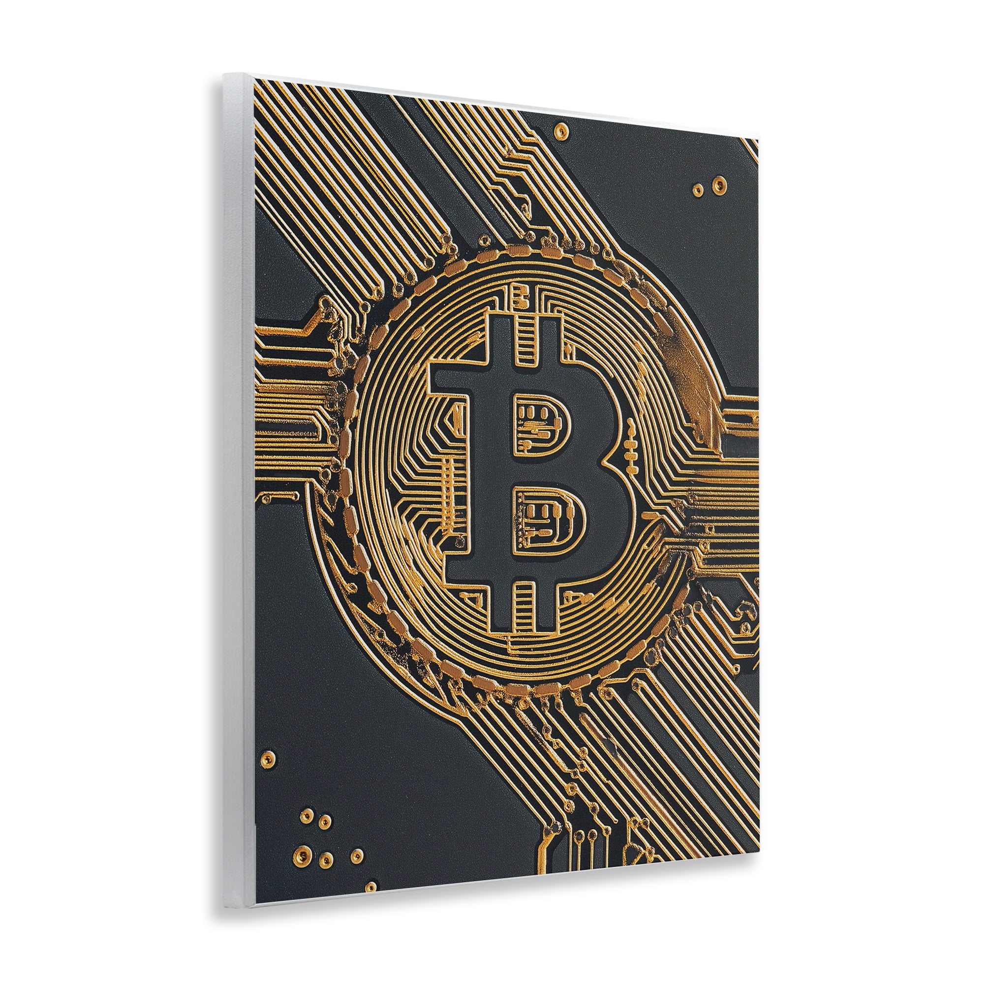 Stupell Industries Web Of Wealth Circuits Wall Plaque Art, design by Svetlana Aleynikova