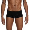thumbnail image 3 of Los hombres de moda cómodos boxers de color sólido calzoncillos ropa interior bolsa abultada calzoncillos L Macarena Calzoncillos, 3 of 8