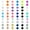 Multicolor-A, variant on 60PCS 16G Surgical Steel & Plastic Glow in the Dark Replacement Balls Body Jewelry Piercing