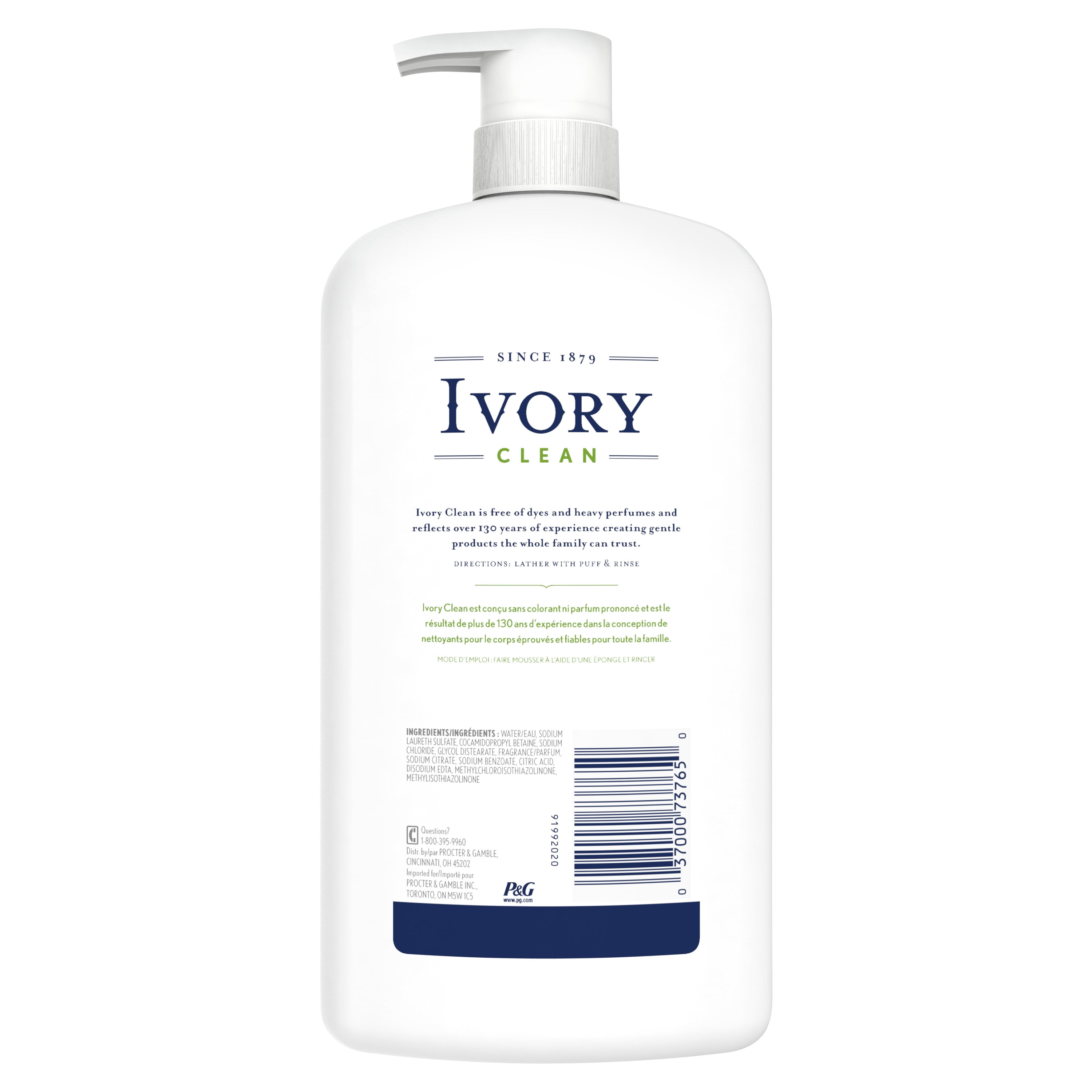 Ivory Body Wash Aloe Scent 30 oz
