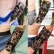 thumbnail image 4 of RV 12 Leones Tribales, Tigres, Tatuajes Temporales Negros para Hombres y Mujeres, Calaveras Aterradoras de Halloween, Pegatinas Falsas de Tatuaje de Pandillas Negras para Niños, Pequeños Tatuajes Real, 4 of 5
