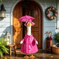 thumbnail image 4 of Sruoe Raincoat Porch Goose Outfits, 23" Porch Goose Clothes for Lawn Yard and Patio Decoration, Lawn Goose Clothing for Cement Goose Lawn Goose Outfit, Garden Goose Costume, 4 of 6