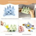 thumbnail image 2 of Silicone Teething Ice Cubes Molds For Babies With 6 Ice Popsicles Shape Safe Chewing Toy And Iced Treats Maker, 2 of 9