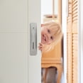 thumbnail image 1 of Phenofice Screen Door Lock Door Handle with Lock Iron Grey Lever Lock for Indoor Privacy 1 Set, 1 of 7
