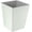 White, variant on Ws Bath Collections Ecopelle 2203 Ecopelle Leather Waste Basket - White