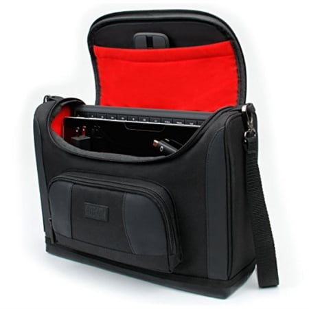 usa gear tablet messenger bag 12" compatible with microsoft surface pro 6, 2017