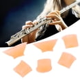 thumbnail image 4 of Flute Brick, 6Pcs Universal Flutes Mute Key Pads Light Yellow Silicone  For Playing, 4 of 8