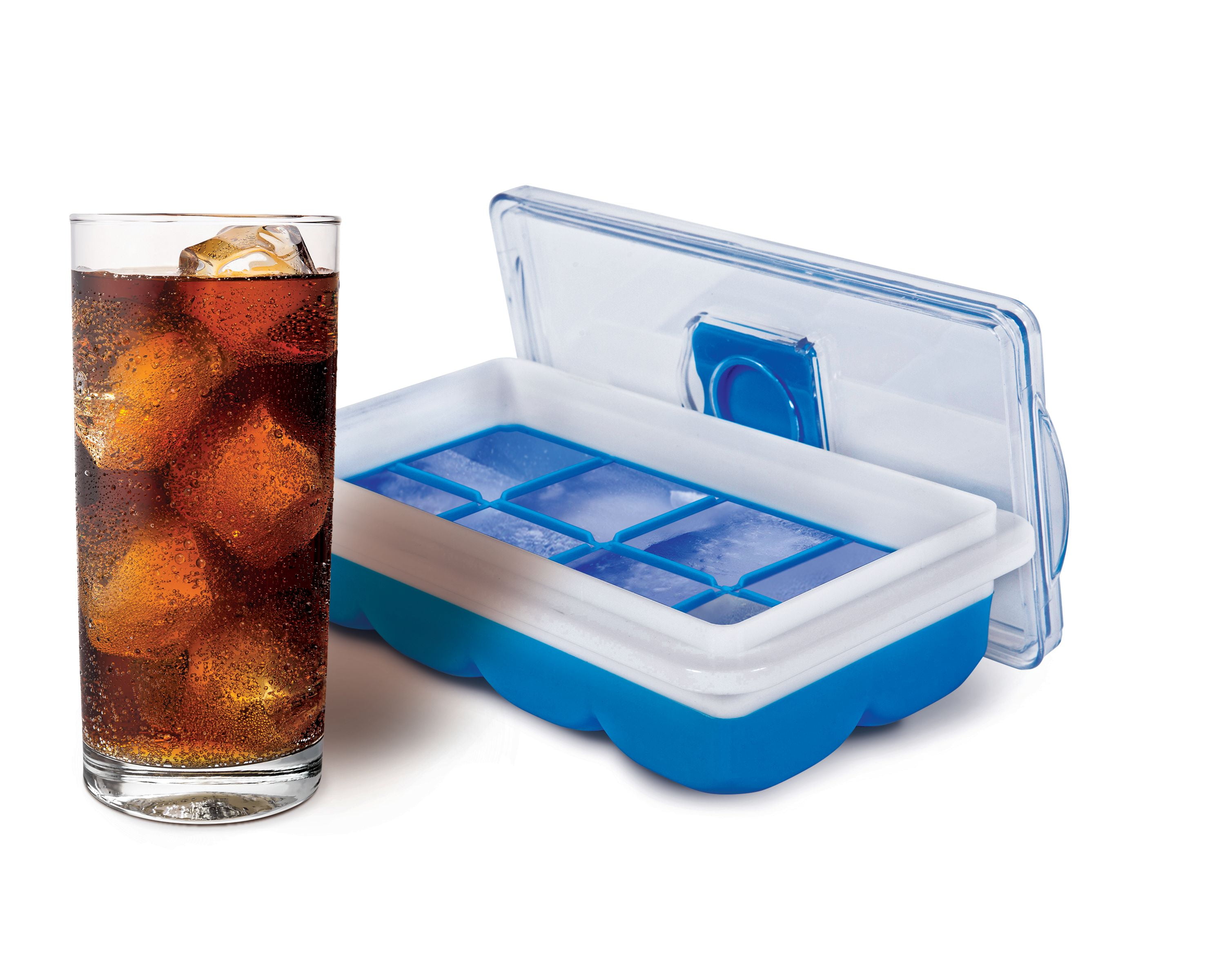 Handy Gourmet No Spill Slim Ice Cube Tray Easy to fill Stackable